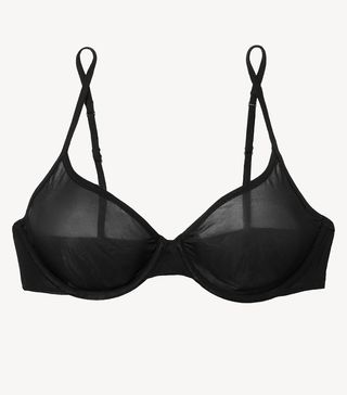 Les Girls Les Boys + Stretch-Mesh Underwired Soft-Cup Bra