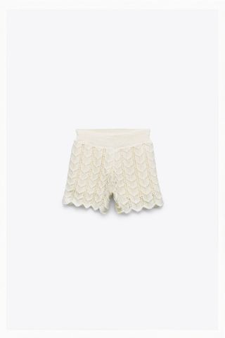 Zara + Crochet Shorts
