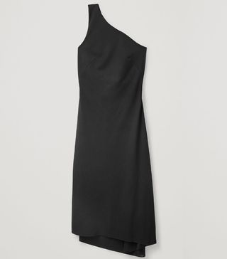 COS + Asymmetric Strap Jersey Dress