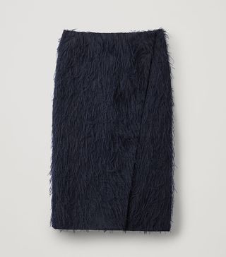 COS + Feathered Wrap Skirt