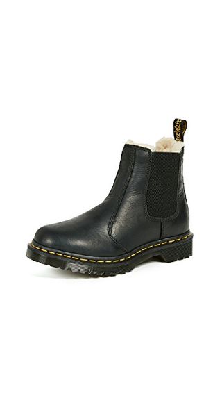 Dr. Martens + Leonore Sherpa Chelsea Boots