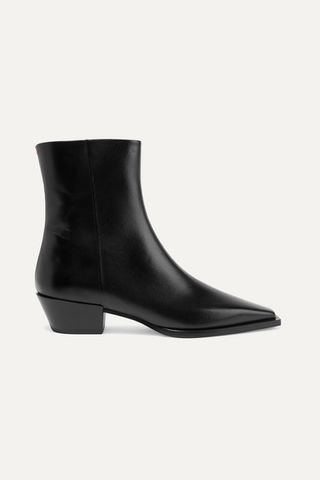 Aeydē + Ruby Leather Ankle Boots