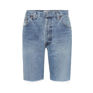 Re/Done + The Long Denim Shorts