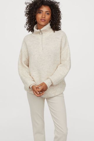 H&M + Sweater with High Collar