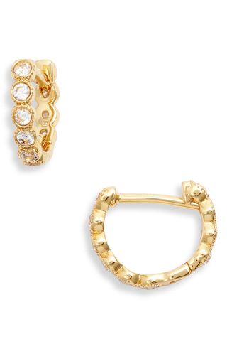 Gorjana + Madison Shimmer Huggie Hoop Earrings