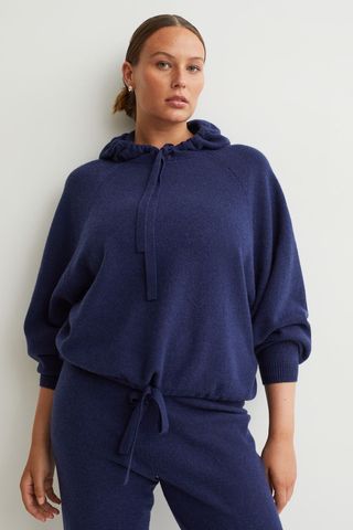 H&M + Cashmere Hoodie