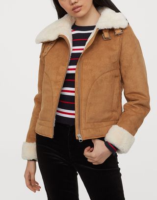 H&M + Faux-Fur-Lined Jacket