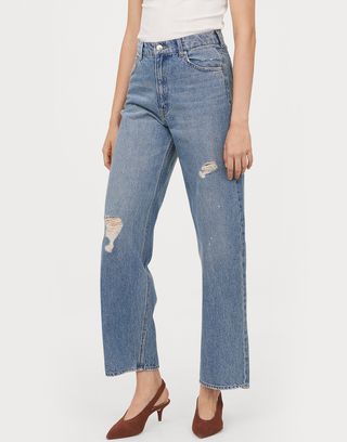 H&M + Wide-High Jeans