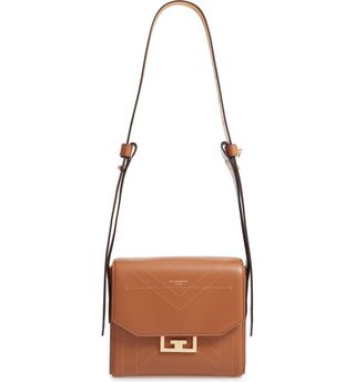 Givenchy + Small Eden Stitched Leather Shoulder Bag