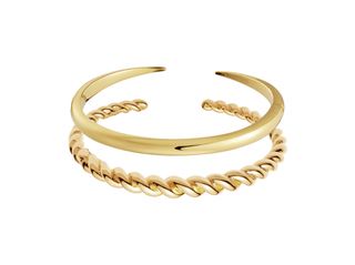 Missoma + Gold Twist and Claw Bracelet Set