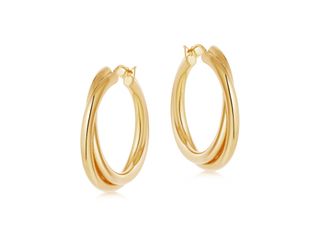 Missoma + Lucy Williams Gold Entwine Hoops