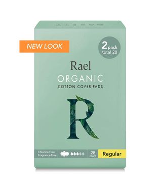 Rael + Certified Organic Cotton Menstrual Regular Pads