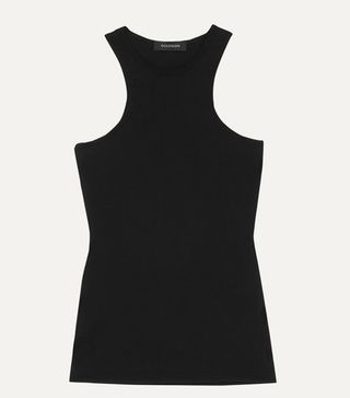 Goldsign + Ribbed Stretch-Jersey Tank