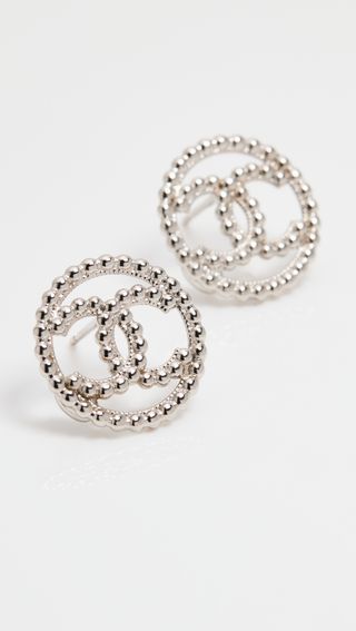 Shopbop Archive + Chanel 2022 New Work Circle Stud Earrings