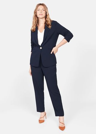 Violeta + Slim Fit Suit Blazer