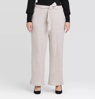 Who What Wear x Target + Mid-Rise Cozy Rib Lounge Pants