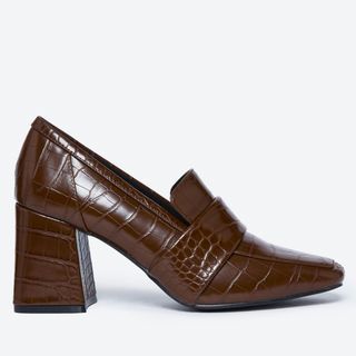 Marks & Spencer + Flared Heel Loafers