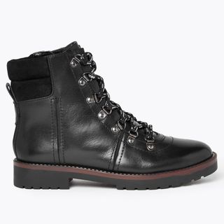 Marks & Spencer + Leather Hiker Ankle Boots