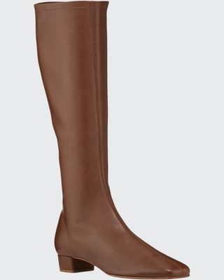 BY FAR + Edie Leather Knee Boots