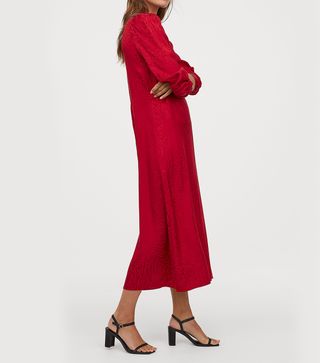 H&M + Jacquard-Weave Dress