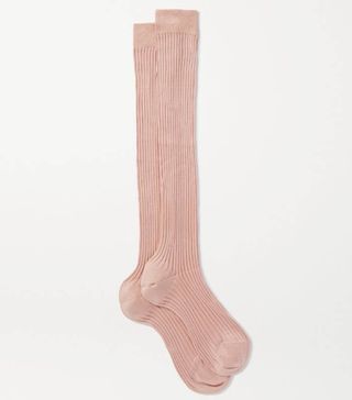 Maria La Rosa + Ribbed Organic Cotton Socks
