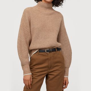 H&M + Balloon-Sleeve Sweater
