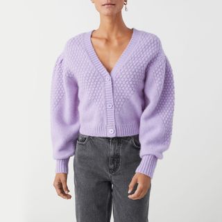 & Other Stories + Waffle-Knit Cardigan