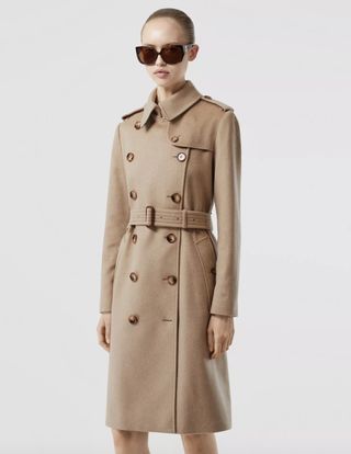 Burberry + Cashmere Trench Coat