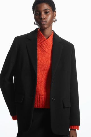 Cos + Relaxed-Fit Single-Breasted Wool Blazer