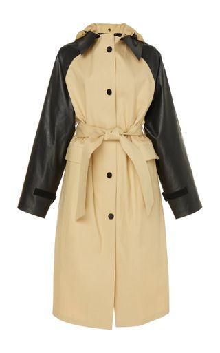 Kassl + Two-Tone Cotton Trench Coat