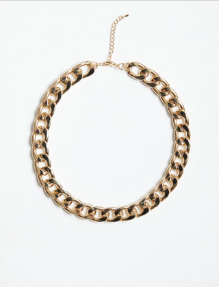 Pixie Market + Gold Chain Choker Necklace