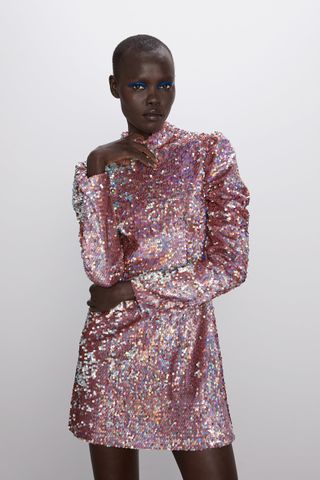 Zara + Sequin Mini Dress