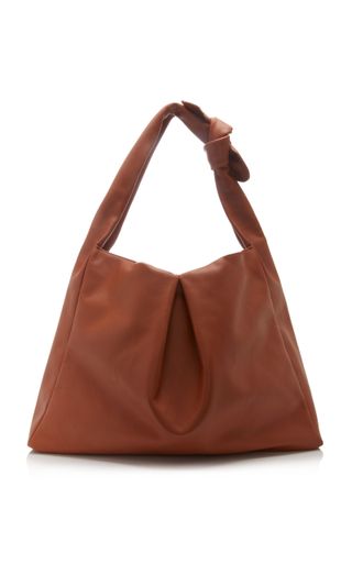 Staud + Large Island Leather Shoulder Bag