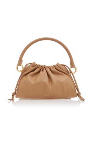 Yuzefi + Bom Leather Top Handle Bag