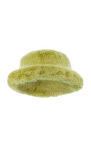 Emma Brewin + Classic Faux Fur Bucket Hat