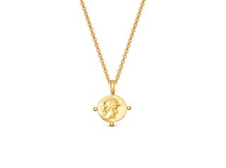 Missoma + Lucy Williams Gold Mini Roman Coin Necklace