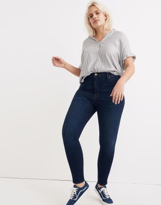 Madewell + 10 High-Rise Skinny Jeans in Hayes Wash