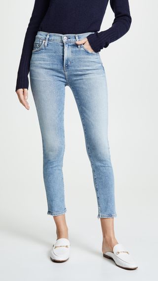 Citizens of Humanity + Rocket Crop High Rise Skinny Jeans