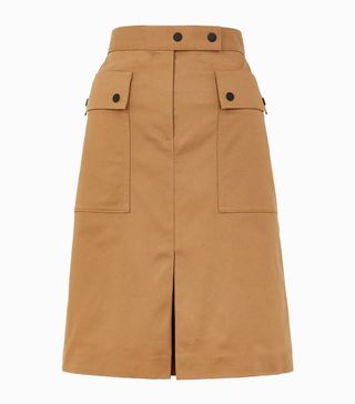 Marks & Spencer + Cotton Rich Utility A-Line Skirt