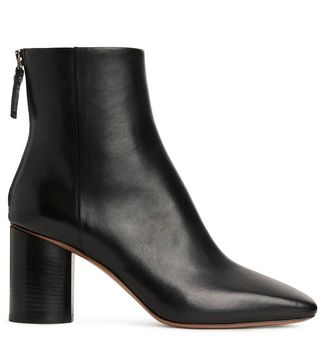 Arket + Square-Toe Leather Boots