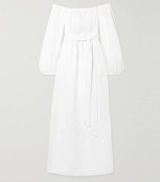 Mara Hoffman + Malika Off-the-Shoulder Textured-Organic Cotton Maxi Dress