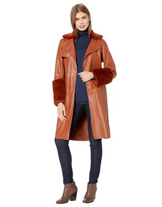 Blank NYC + Faux-Leather Coat