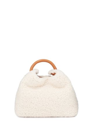 Elleme + Baozi Shearling Bucket Bag