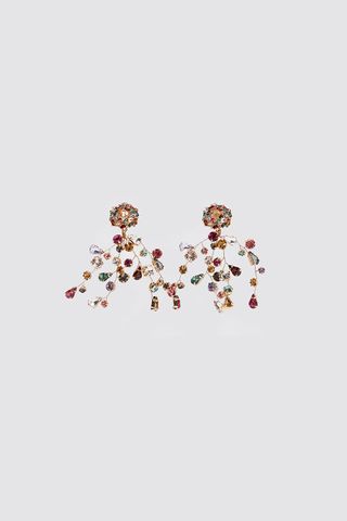 Zara + Colorful Jewel Earrings