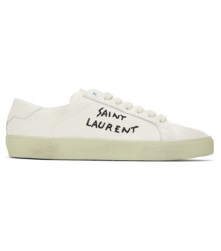 Saint Laurent + Off-White Court Classic Sneakers