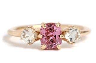 Melissa Joy Manning + Spinel and Oregon Sunstone Ring