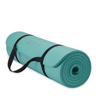 Gaiam Essentials + Thick Yoga Mat With Carrier Strap