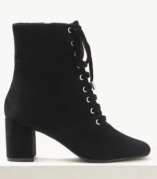 Marks and Spencer Collection + Lace-Up Ankle Boots