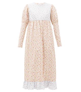Betsheva + Holly Floral-Print Cotton Midi Dress