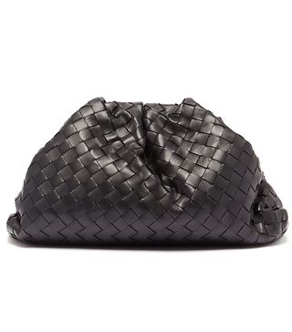 Bottega Veneta + The Pouch Intrecciato Leather Clutch Bag